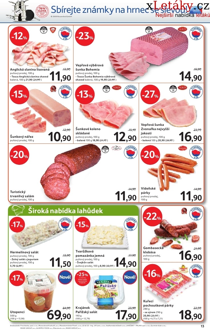 let�k Tesco aktu�ln� let�k strana 1