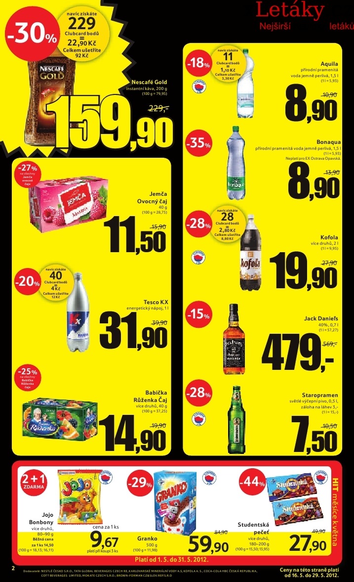 leták Tesco leták strana 1 leták Tesco leták strana 1