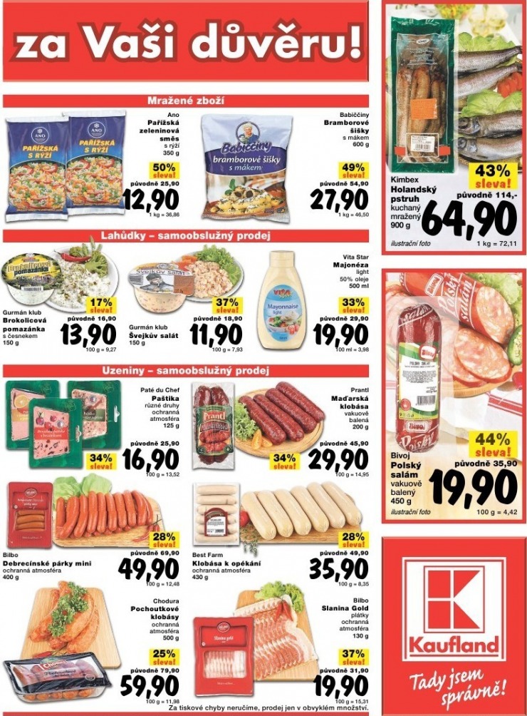leták Kaufland strana 1 leták Kaufland strana 1