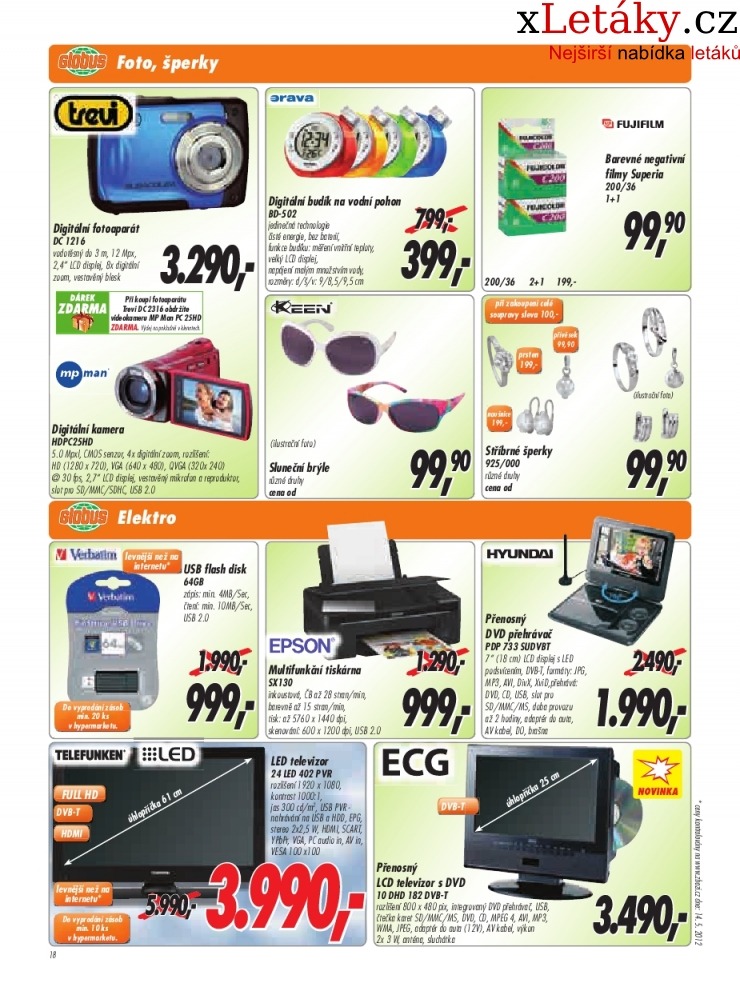 leták Globus leták strana 1 leták Globus leták strana 1