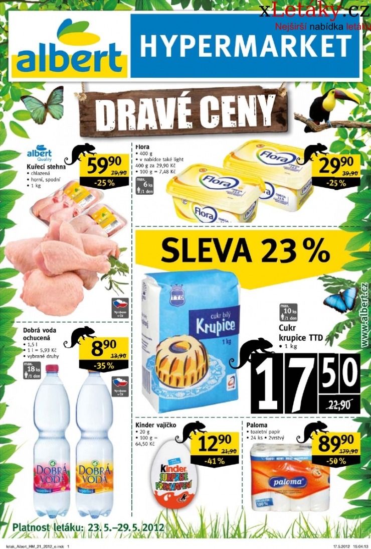 leták Albert Hypermarket leták strana 1 leták Albert Hypermarket leták strana 1