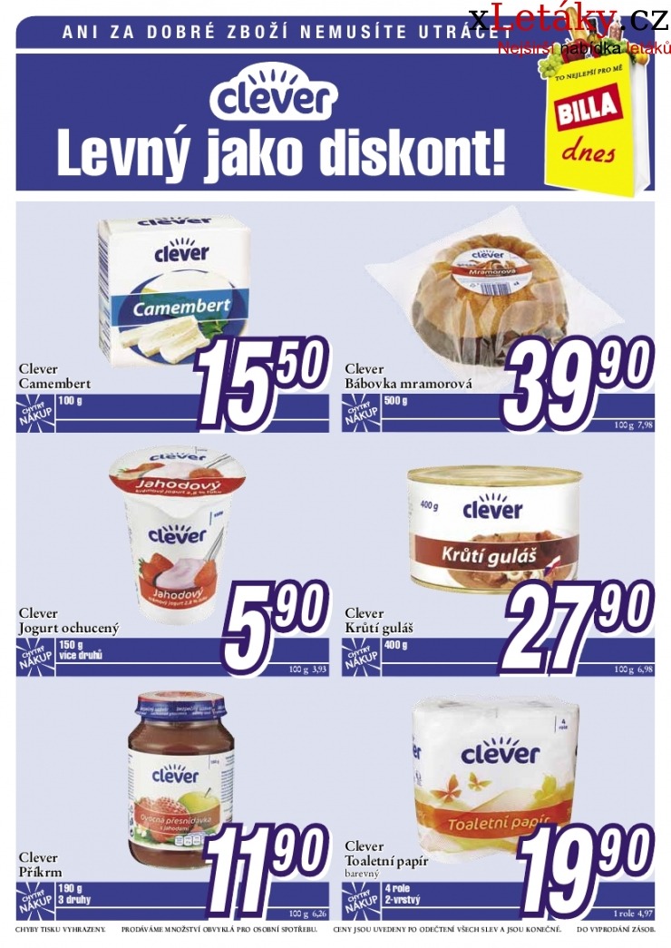 leták Billa aktuální leták strana 1 leták Billa aktuální leták strana 1