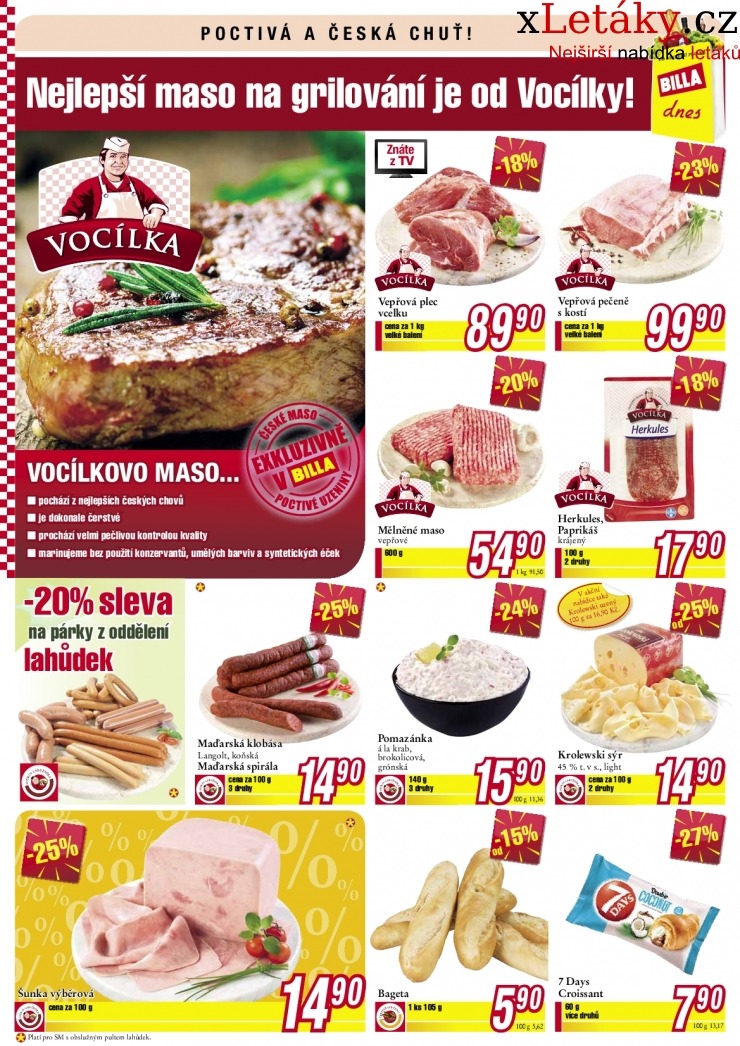 leták Billa leták strana 1 leták Billa leták strana 1