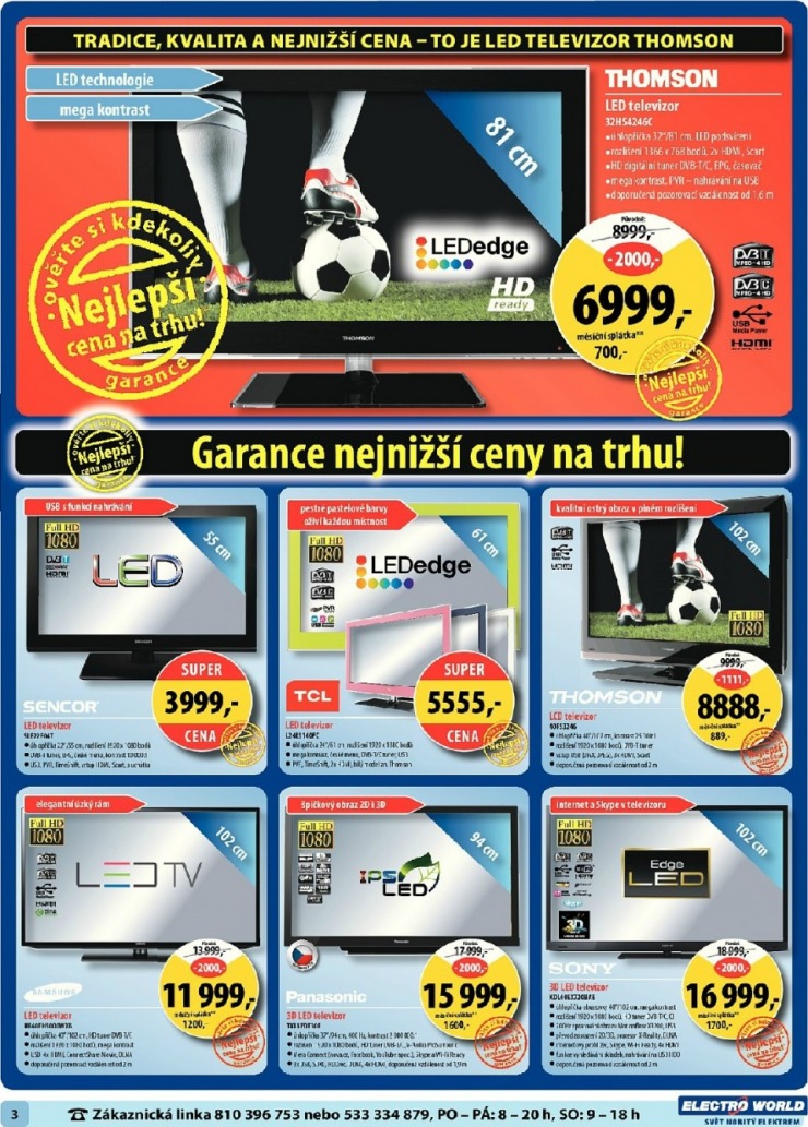 leták Electro World strana 1 leták Electro World strana 1