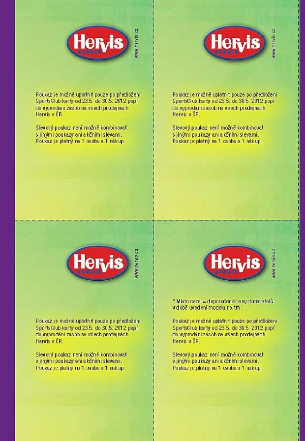 leták Hervis strana 1 leták Hervis strana 1