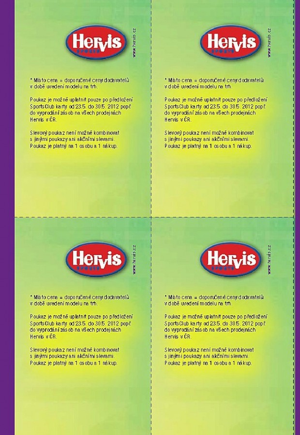 leták Hervis strana 1 leták Hervis strana 1