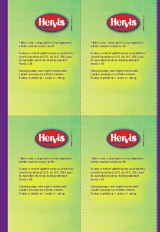 leták Hervis strana 1 leták Hervis strana 1