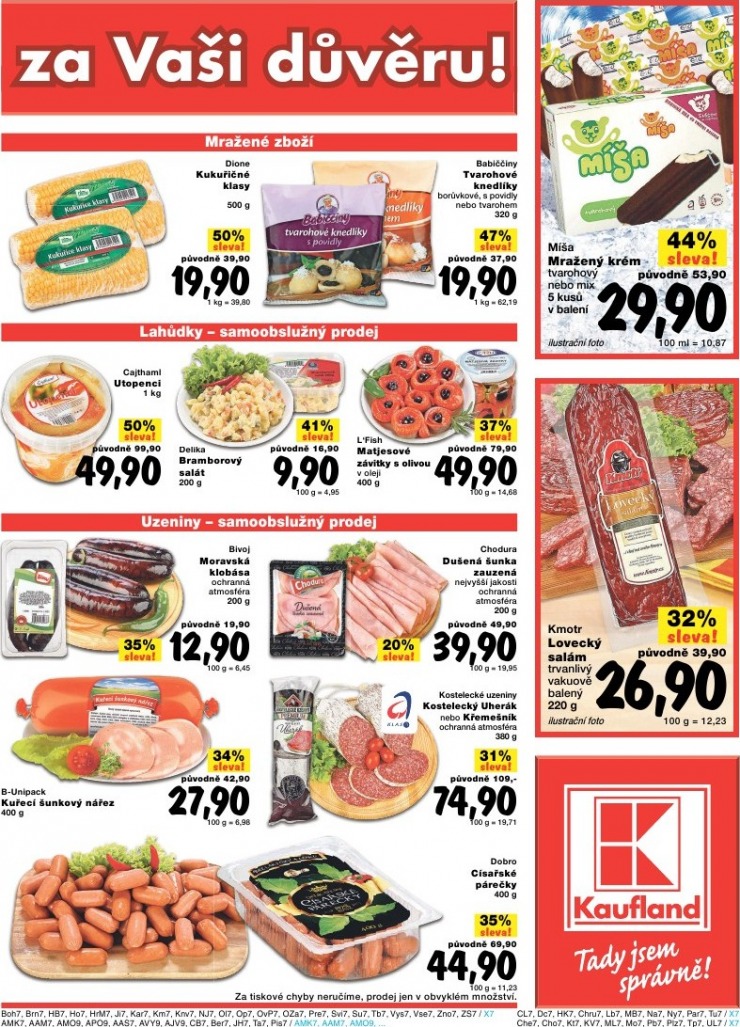 leták Kaufland strana 1 leták Kaufland strana 1