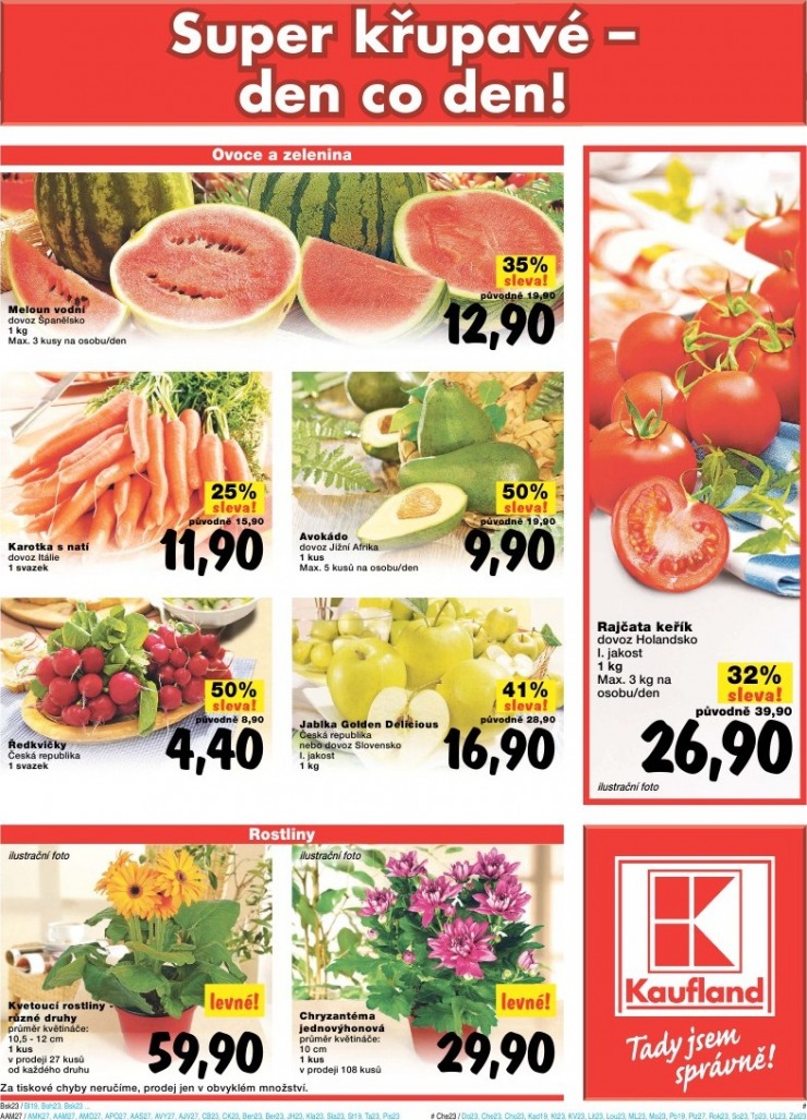 leták Kaufland strana 1 leták Kaufland strana 1