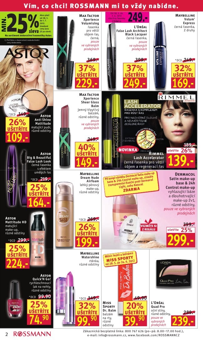 leták Rossmann strana 1 leták Rossmann strana 1