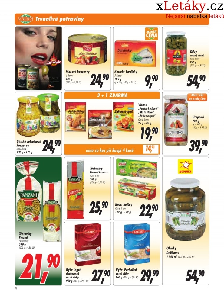 leták Globus leták strana 1 leták Globus leták strana 1