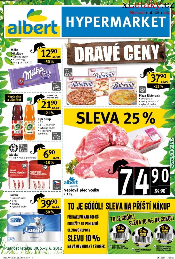 leták Albert Hypermarket leták strana 1 leták Albert Hypermarket leták strana 1