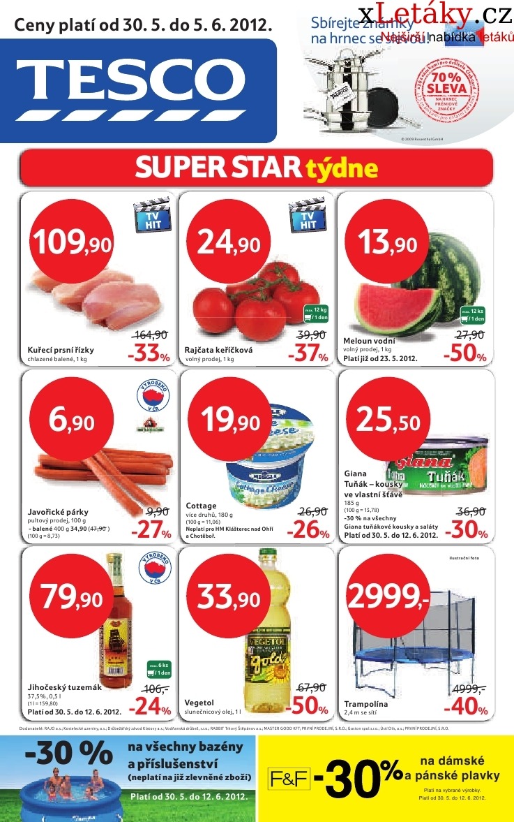 letk Tesco aktuln letk strana 1