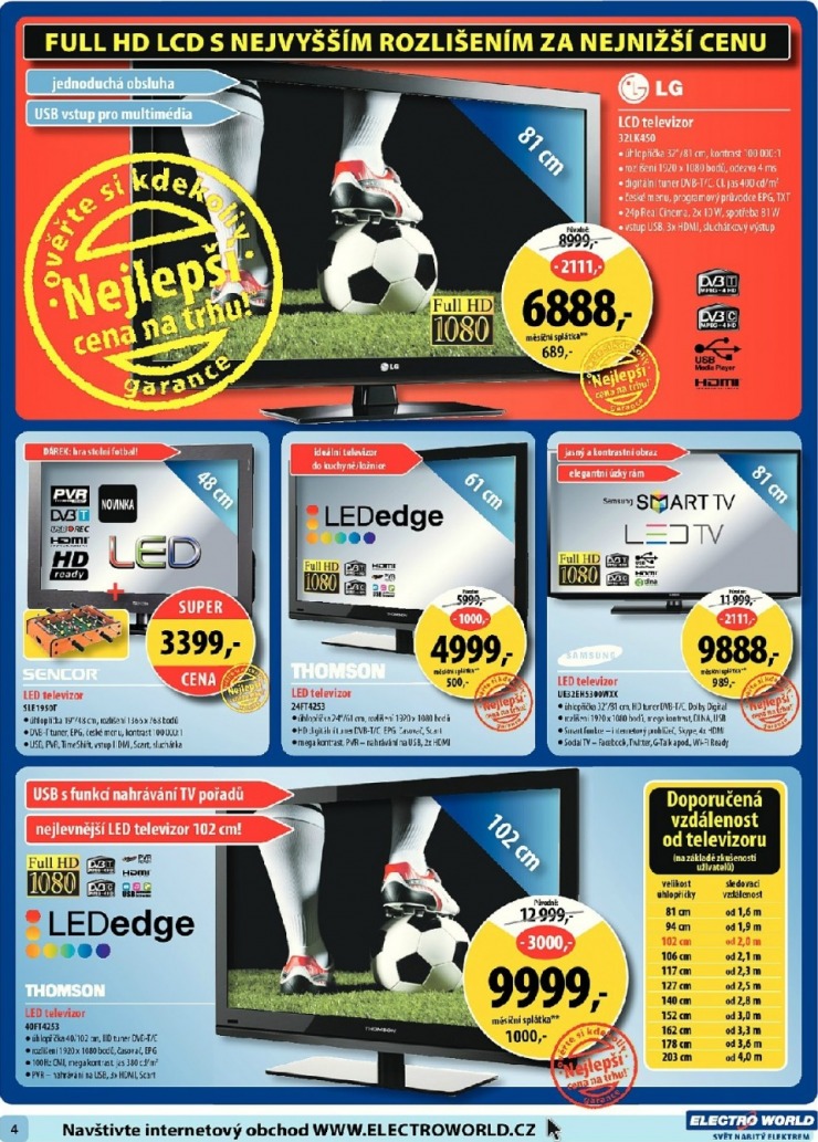 leták Electro World strana 1 leták Electro World strana 1