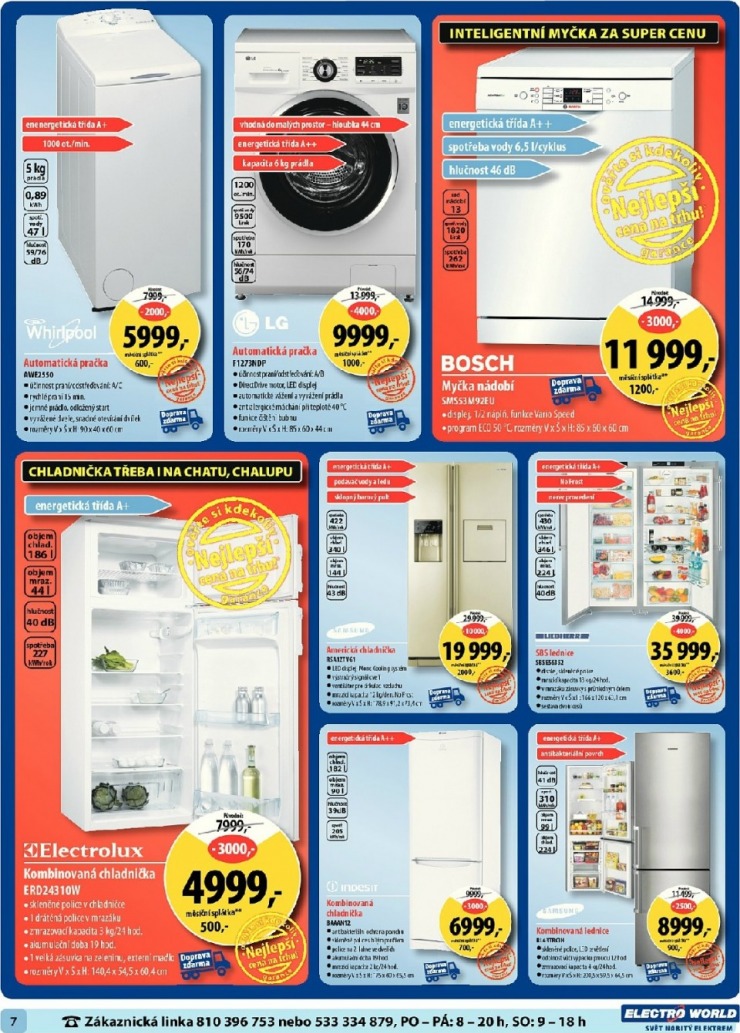 leták Electro World strana 1 leták Electro World strana 1