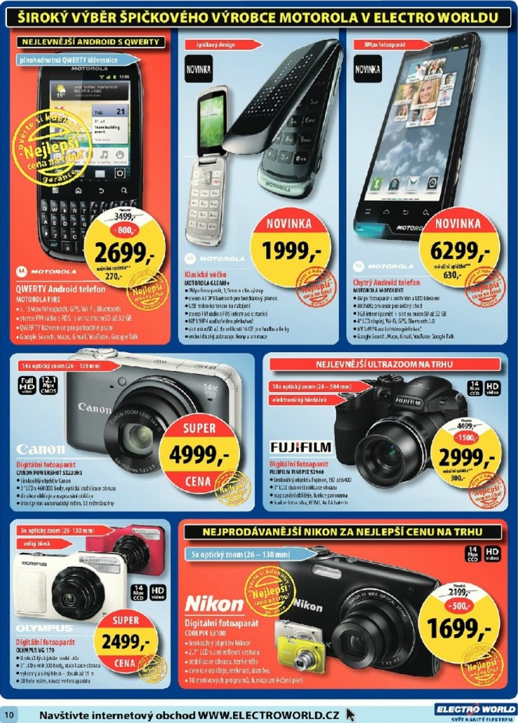 leták Electro World strana 1 leták Electro World strana 1