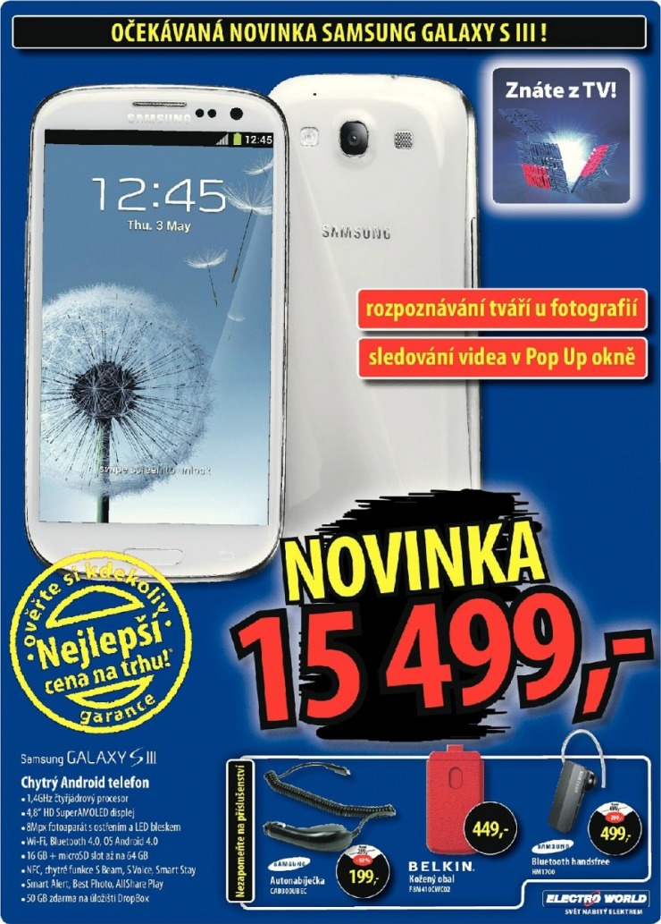 leták Electro World strana 1 leták Electro World strana 1