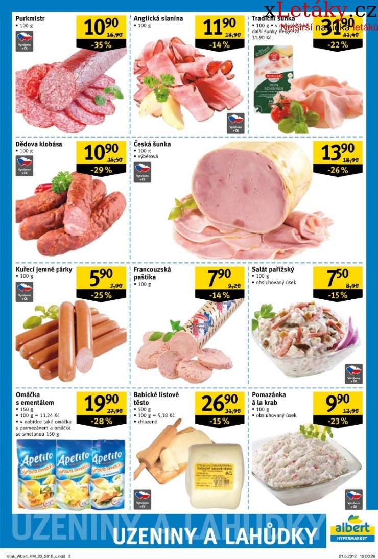 leták Albert Hypermarket leták strana 1 leták Albert Hypermarket leták strana 1