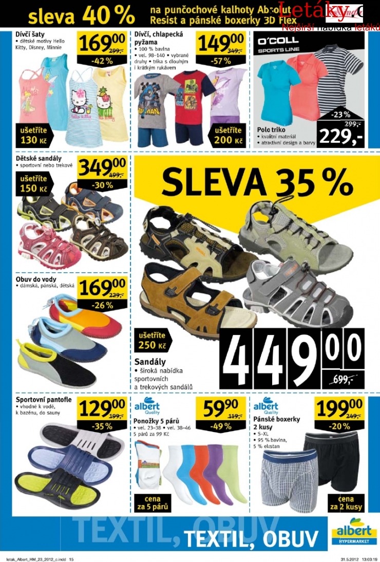 leták Albert Hypermarket leták  strana 1 leták Albert Hypermarket leták strana 1