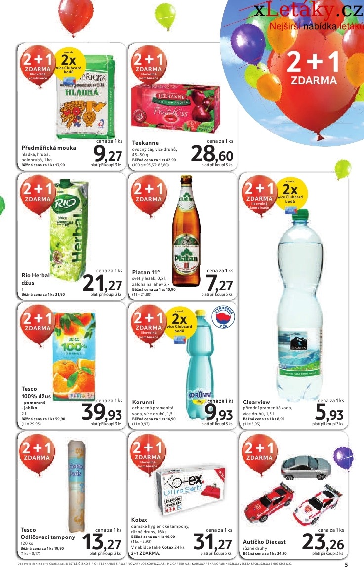 let�k Tesco aktu�ln� let�k strana 1