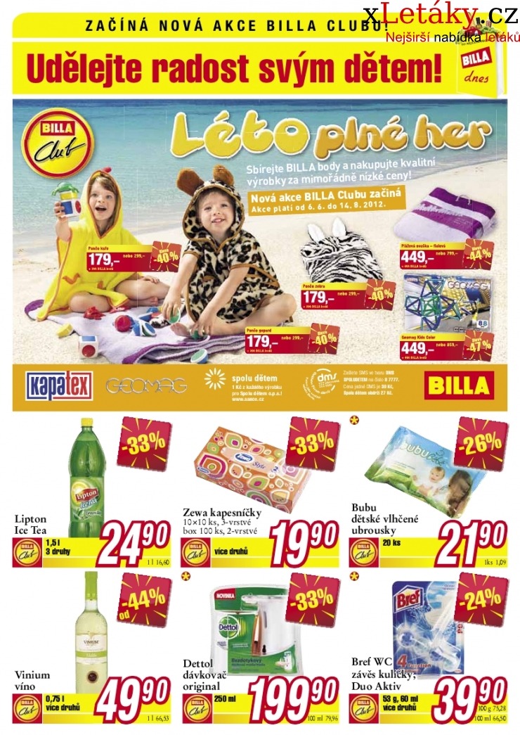 leták Billa akční leták strana 1 leták Billa akční leták strana 1