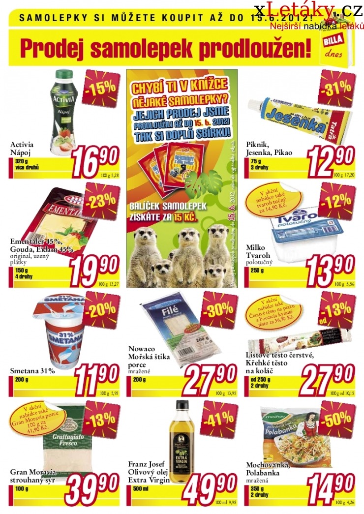 let�k Billa ak�n� let�k strana 1