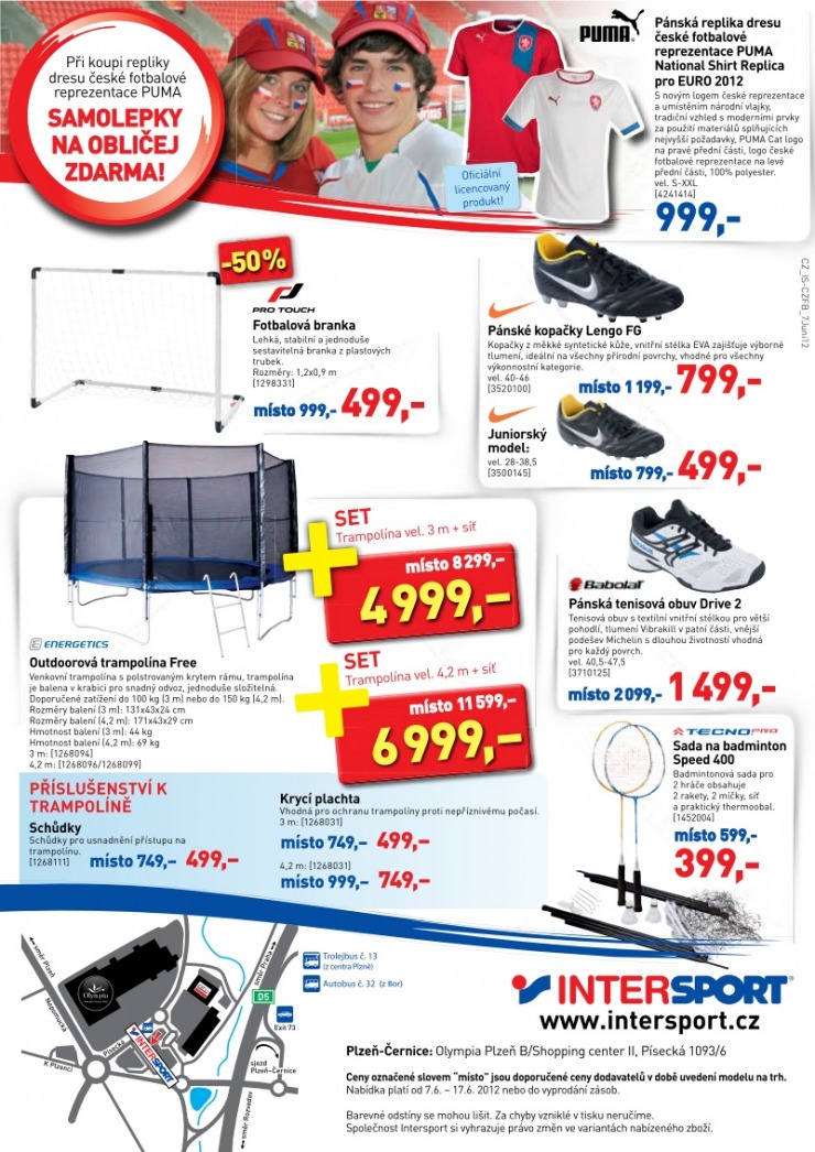 leták Intersport strana 1 leták Intersport strana 1