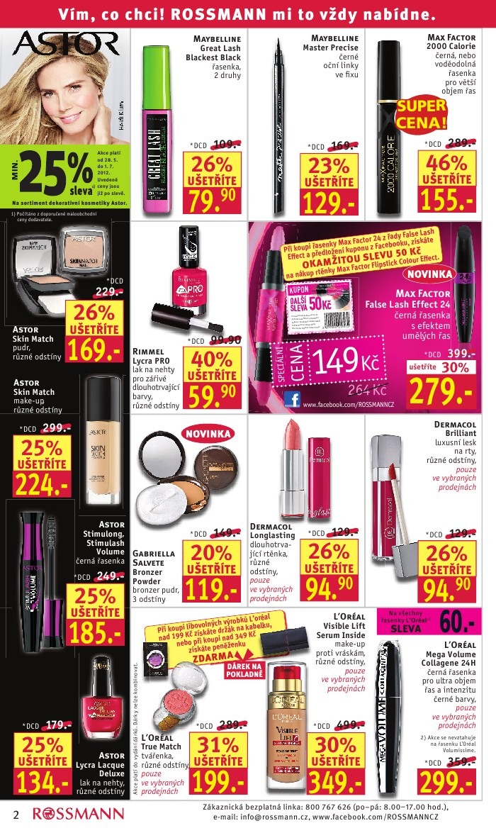 leták Rossmann strana 1 leták Rossmann strana 1