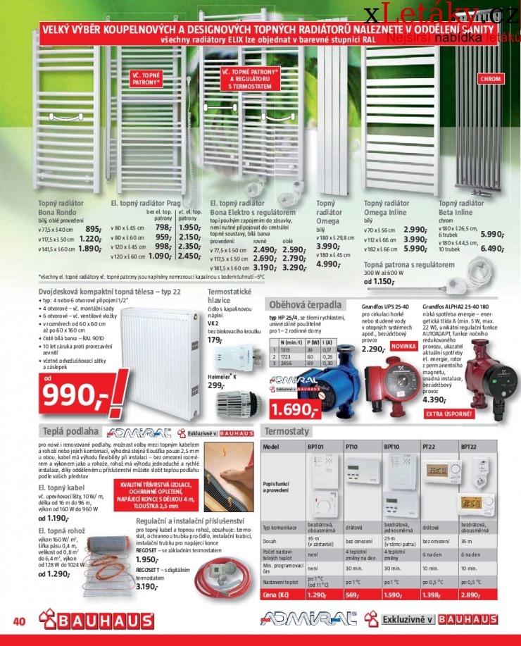 leták Bauhaus leták strana 1 leták Bauhaus leták strana 1