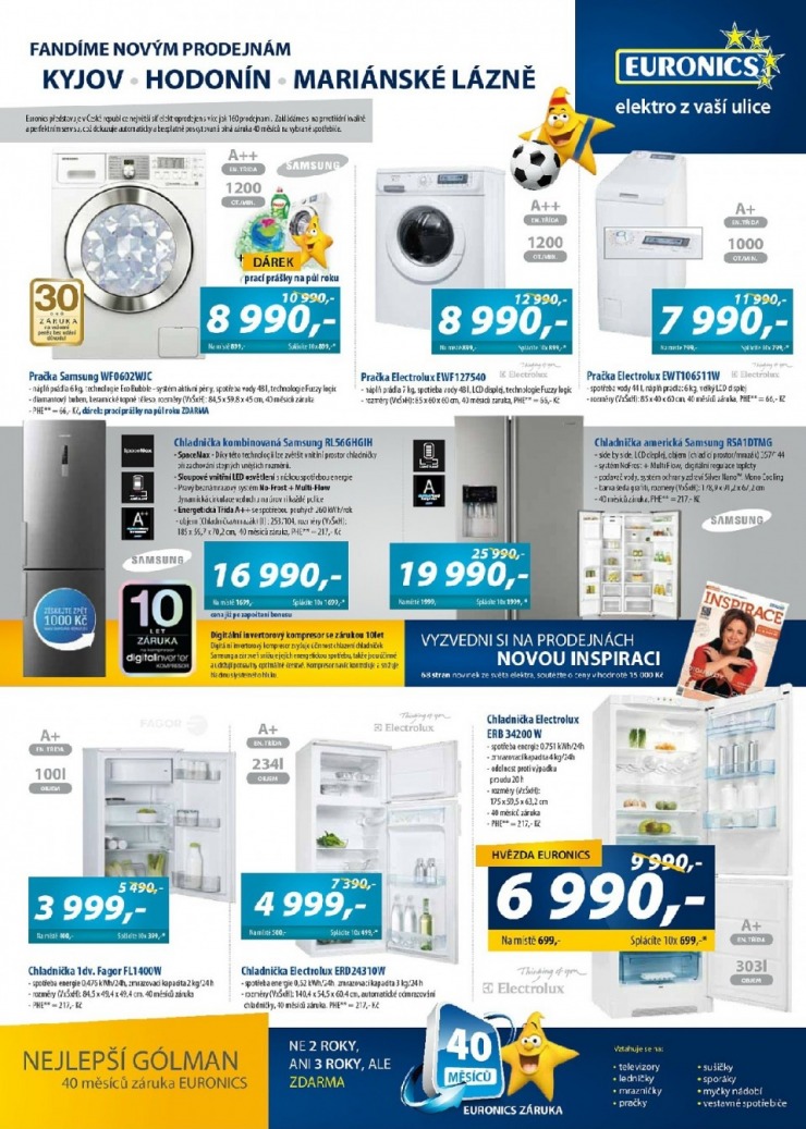 leták Euronics strana 1 leták Euronics strana 1