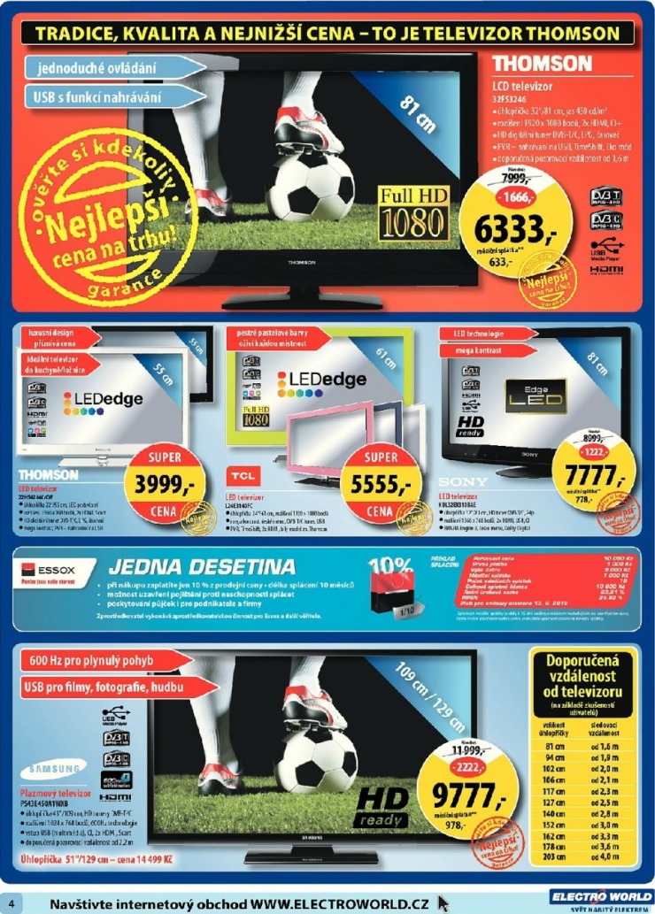 leták Electro World strana 1 leták Electro World strana 1