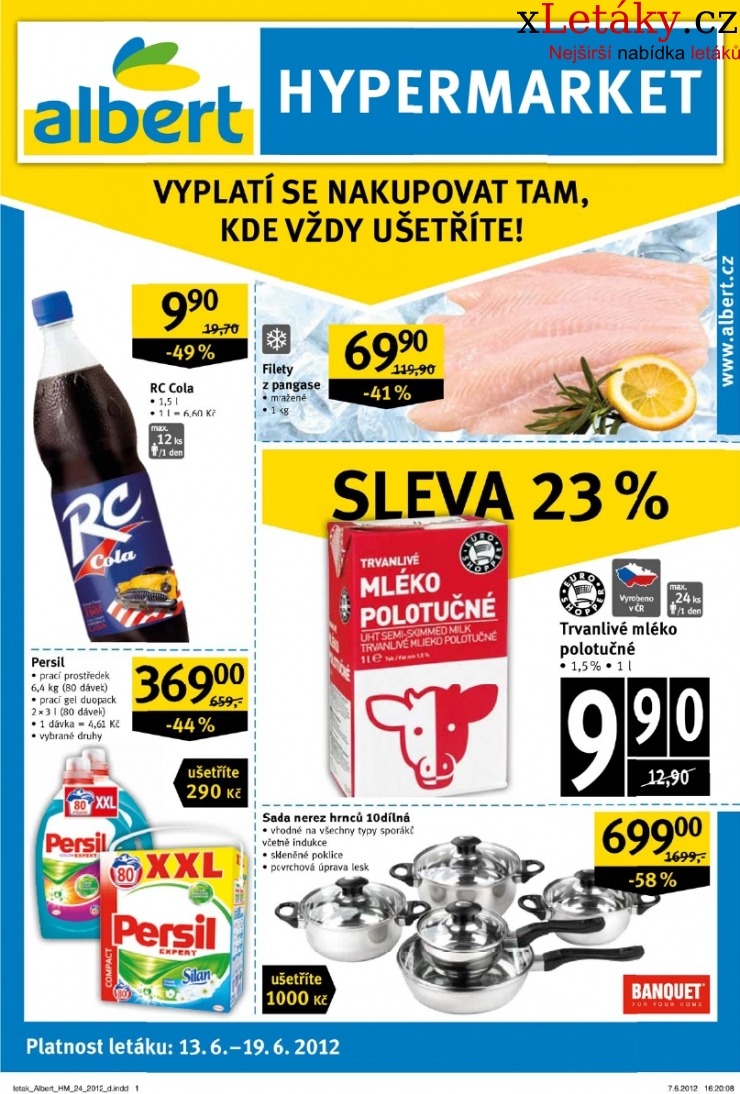 leták Albert Hypermarket leták strana 1 leták Albert Hypermarket leták strana 1