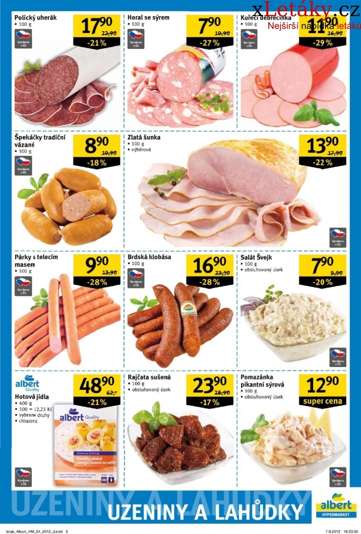 leták Albert Hypermarket leták strana 1 leták Albert Hypermarket leták strana 1