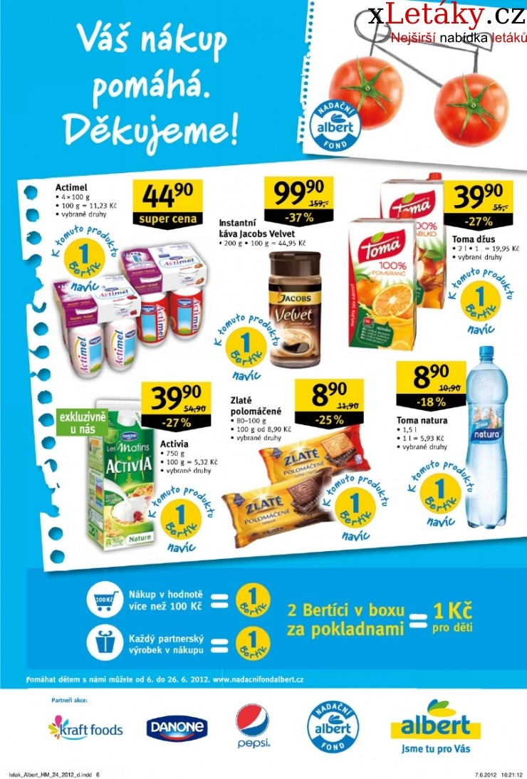 leták Albert Hypermarket leták strana 1 leták Albert Hypermarket leták strana 1