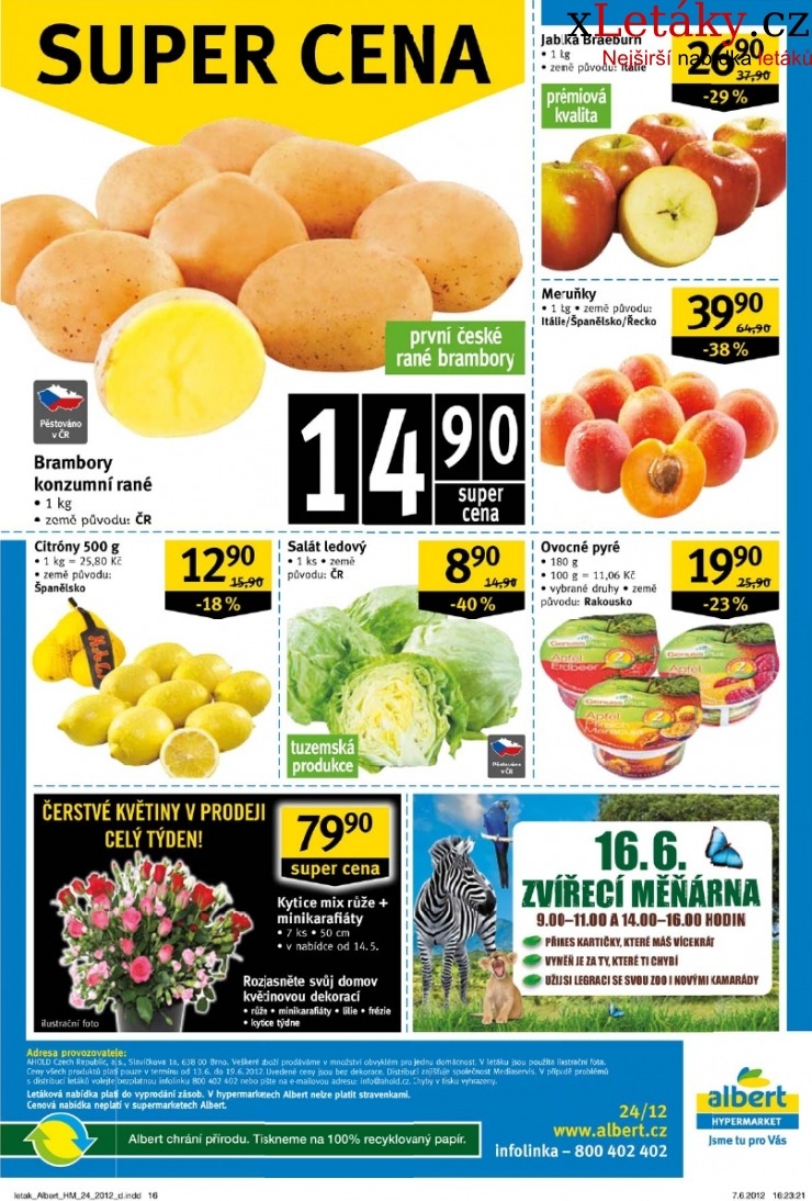 leták Albert Hypermarket leták strana 1 leták Albert Hypermarket leták strana 1