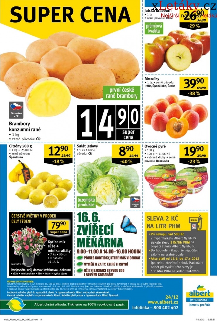 leták Albert Hypermarket leták strana 1 leták Albert Hypermarket leták strana 1