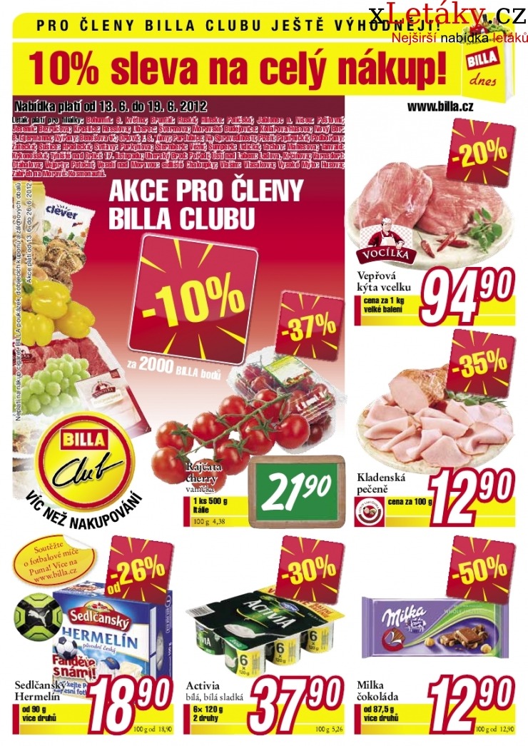 letk Billa aktuln letk strana 1
