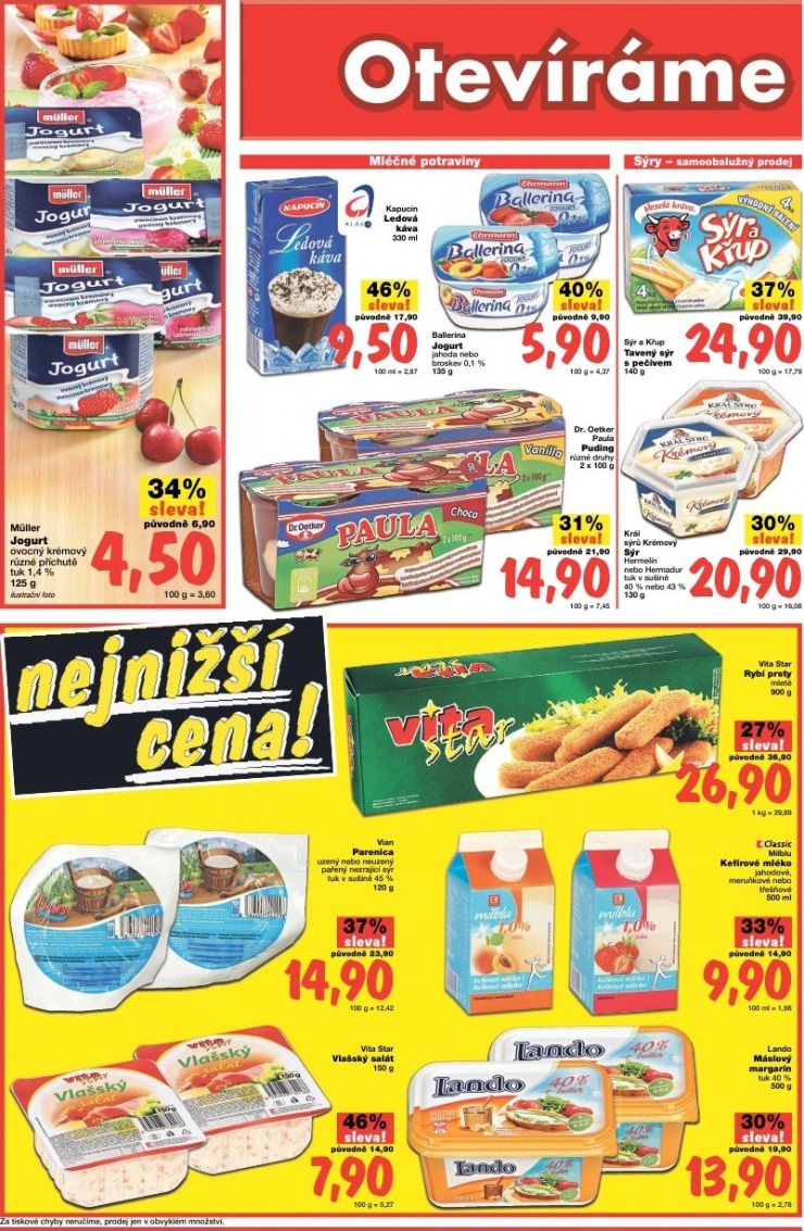 leták Kaufland strana 1 leták Kaufland strana 1