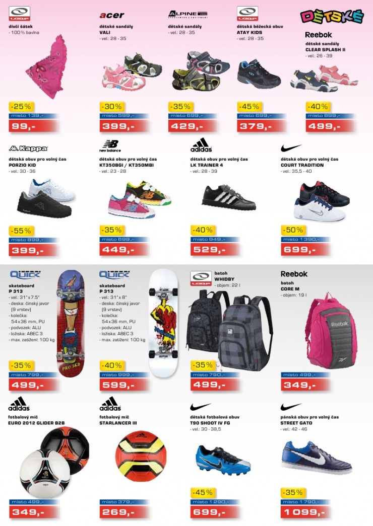 leták Sportisimo strana 1 leták Sportisimo strana 1