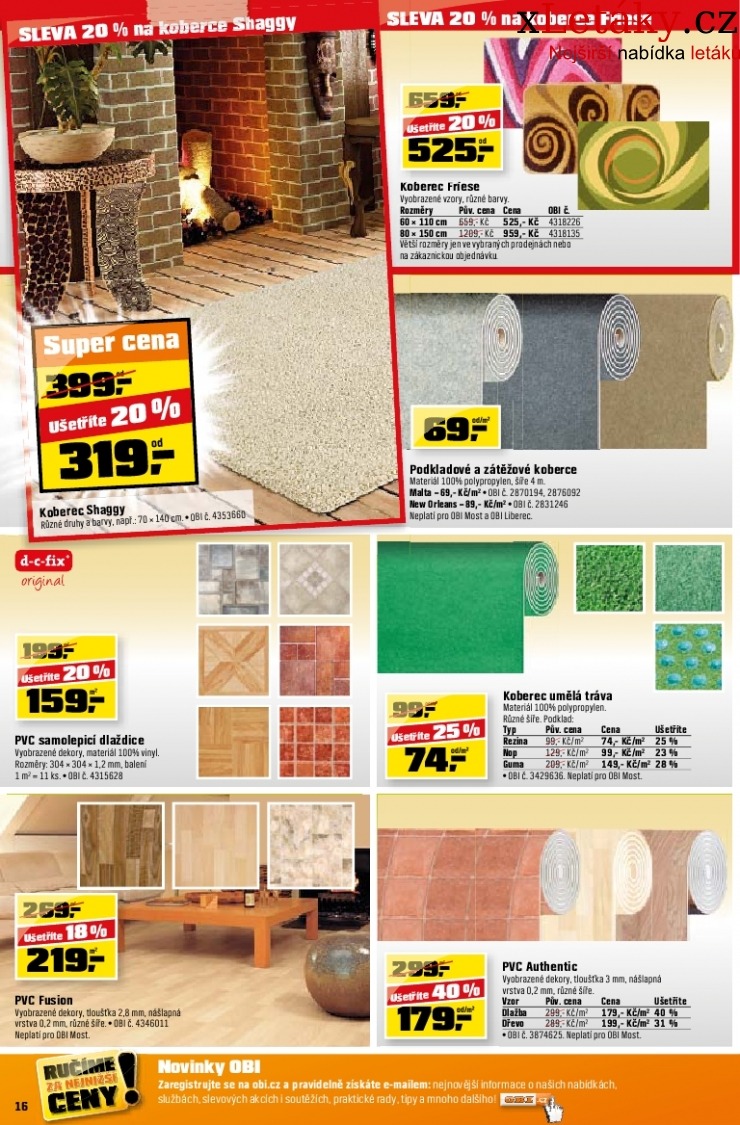 leták OBI leták strana 1 leták OBI leták strana 1