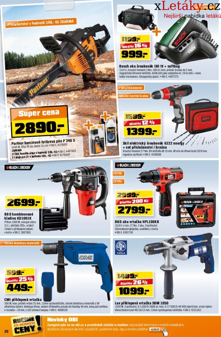 leták OBI leták strana 1 leták OBI leták strana 1