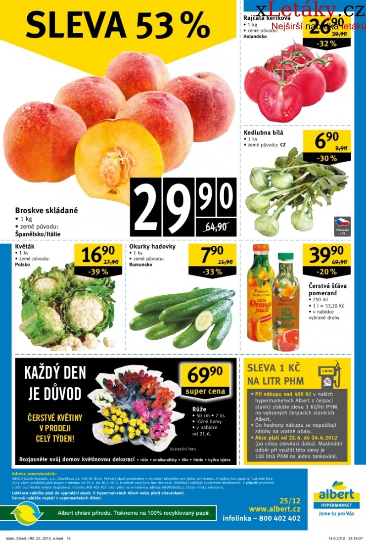 leták Albert Hypermarket leták strana 1 leták Albert Hypermarket leták strana 1