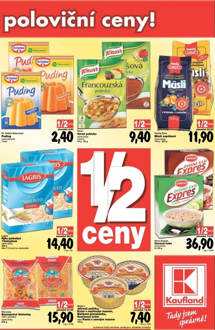 leták Kaufland strana 1 leták Kaufland strana 1