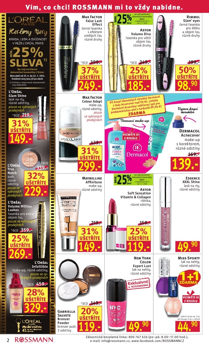 leták Rossmann strana 1 leták Rossmann strana 1