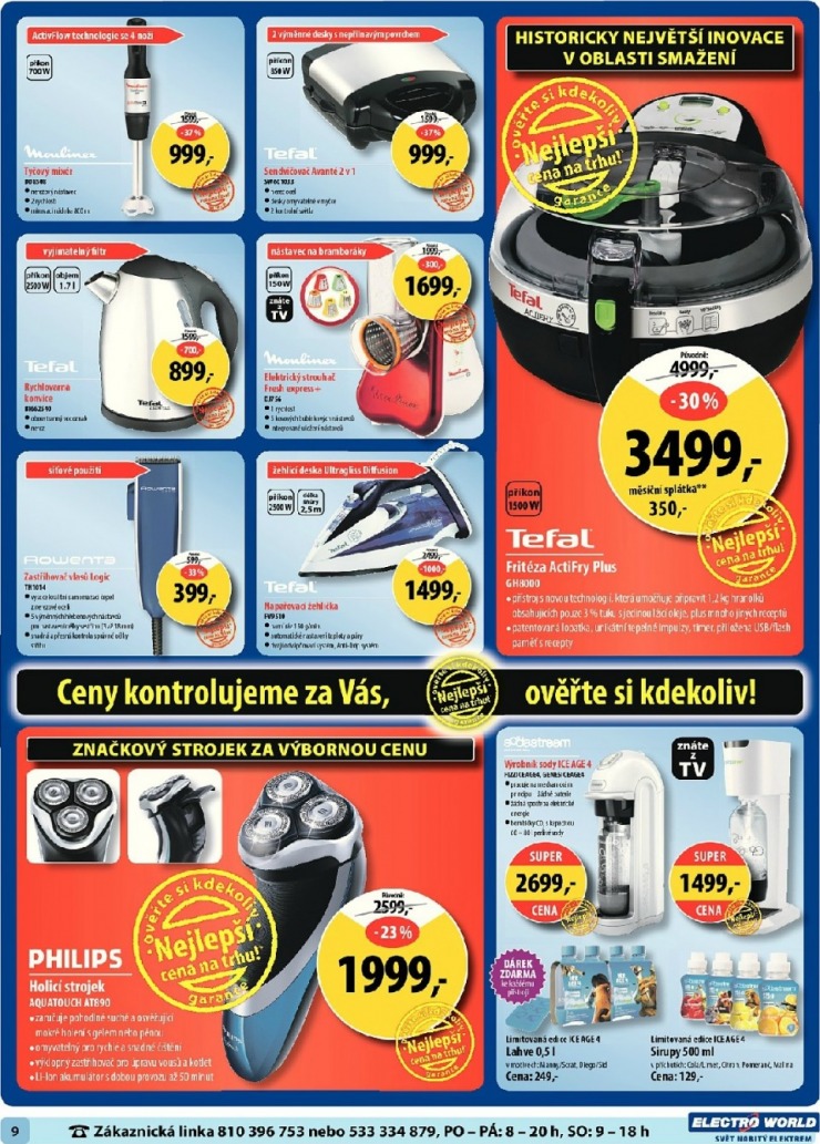 leták Electro World strana 1 leták Electro World strana 1