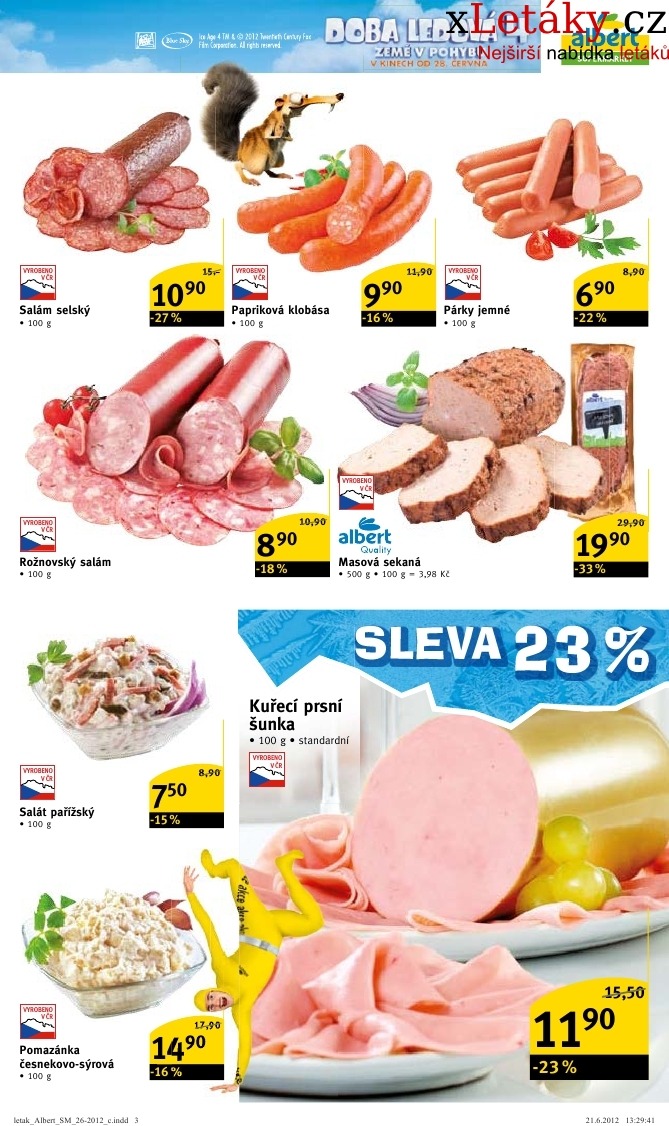 leták Albert Hypermarket leták strana 1 leták Albert Hypermarket leták strana 1
