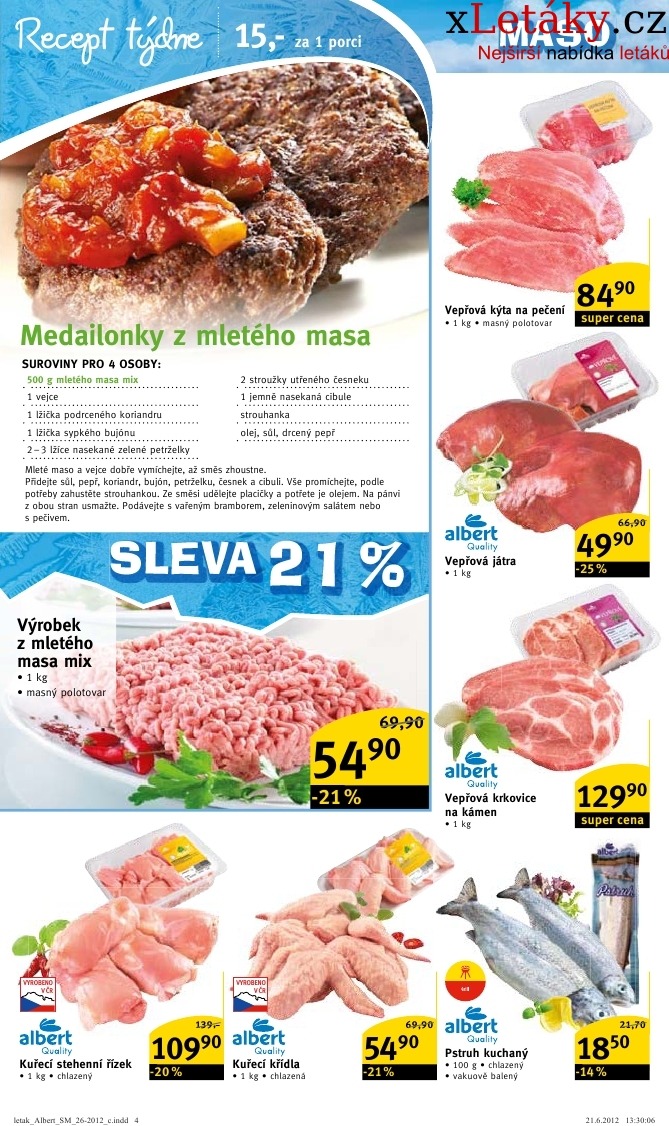 leták Albert Hypermarket leták strana 1 leták Albert Hypermarket leták strana 1