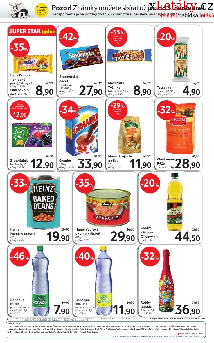 let�k Tesco ak�n� let�k strana 1