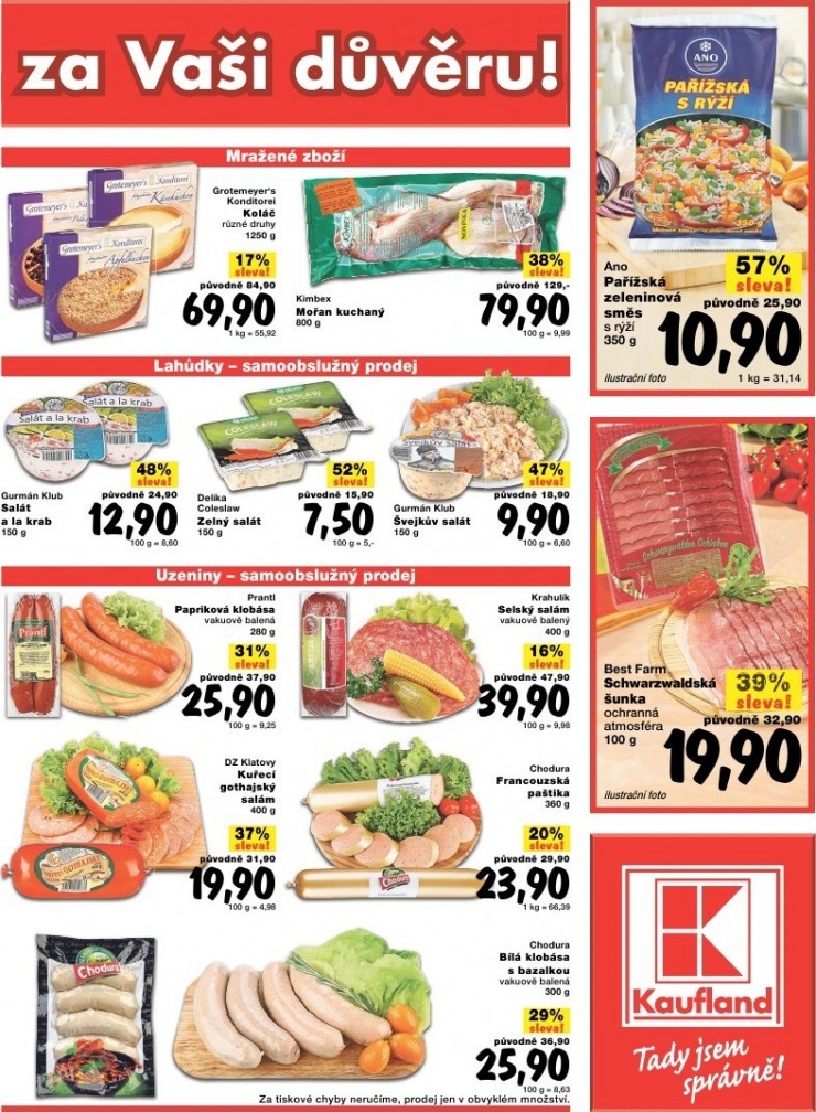 leták Kaufland strana 1 leták Kaufland strana 1