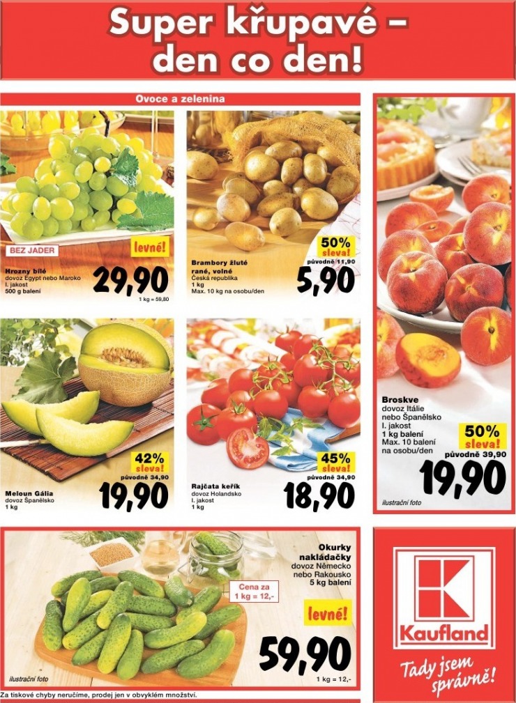 leták Kaufland strana 1 leták Kaufland strana 1